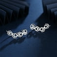 thumbnail image 4 of Cat Ear Cuff Paw Print Stud Earrings, Stylish and Elegant Earrings for Women, 4 of 6