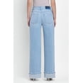 thumbnail image 2 of Flying Monkey - Super High Rise Cuffed Baggy Wide Jeans - F5796, 2 of 9
