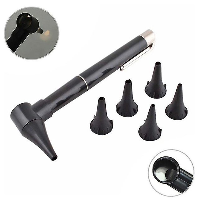 Juego de otoscopio de diagnóstico Penlight Cuidado de la salud del oído Equipos médicos Linterna Lupa Len Promot
