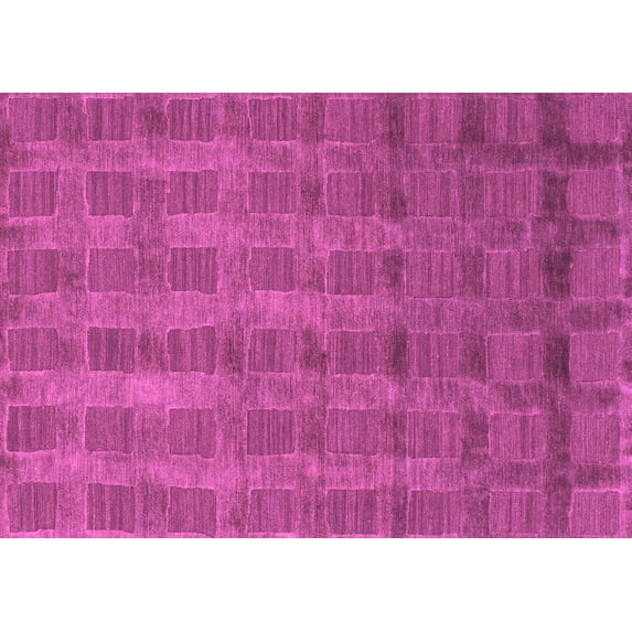 Ahgly Company Indoor Rectangle Abstract Purple Modern Area Rugs, 2' x 3'