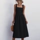 thumbnail image 2 of Vestido casual sexy de color liso con tirantes y escote tubo para mujer: poliéster, verano, sexy/casual, tallas de la S a la XL (4-10 EE. UU.), 2 of 7