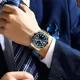 thumbnail image 2 of Relojes Impermeables Con Calendario De Cuarzo Curren Color del bisel Golden Bkue, 2 of 3