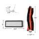 thumbnail image 4 of Hepa Filter for Xiaomi Mijia 1S S5 S50 Max Robot Vacuum Cleaner, Mop Roller Side Brush Accessories Spare Parts Kit, 4 of 5