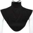 thumbnail image 3 of Zhaomeidaxi Womens  Modal False Collar Fake Muslim Turtleneck Neck Collar Half Top Mock Blouse Collar Detachable Hijab Neck Warmer Scarf, 3 of 5