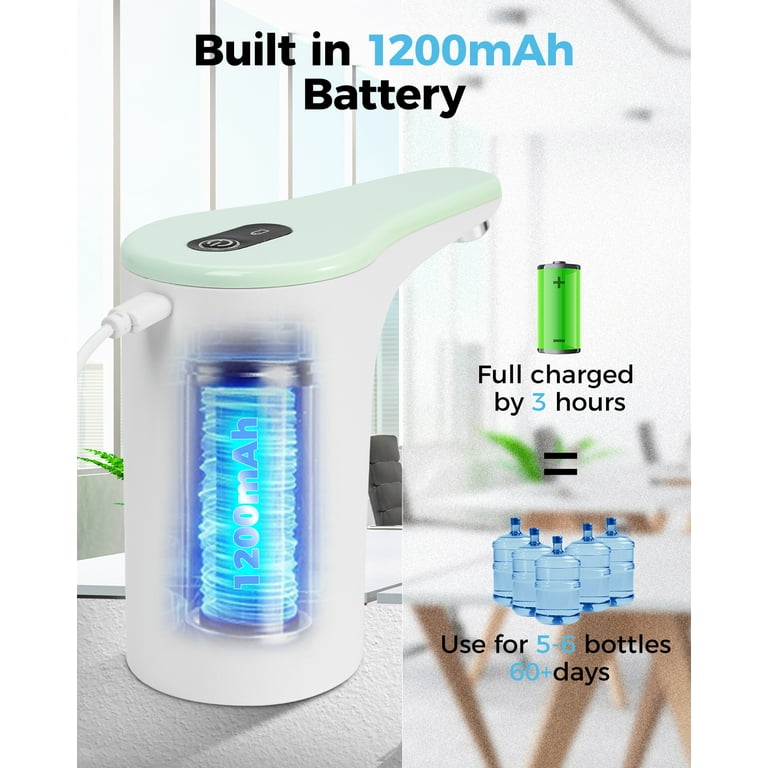 OhhGo Desktop Water Bottle Dispenser Portable Electric Water Pump