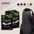 thumbnail image 2 of Champú instantáneo para cabello negro Sevich, 10 unidades por lote, oscurece el cabello gris y blanco y lo deja brillante en 5 minutos. Champú para teñir el cabello., 2 of 5