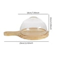 thumbnail image 2 of Accesorio para ahumador de vidrio, campana para ahumador, para platos, cuencos, tapas transparentes, cócteles y bebidas. Diámetro 18cm, 2 of 9