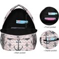 thumbnail image 7 of Dreamtimes School Backpack Sea Anchor Pink Stripes Nautical Backpack School Bag Laptop Book Bag Rucksack Daypack Shoulder Bag Fits 16 inch Laptop, 7 of 7