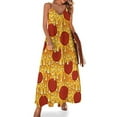 thumbnail image 1 of Vestido sin mangas con estampado de pizza de pepperoni, vestidos elegantes para mujer, vestidos de noche de lujo para mujer 2024, vestidos de noche para mujer, 1 of 7