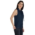 thumbnail image 5 of Inkmeso Womens Sleeveless Drawstring Hoodie Tank Top Plain Jersey Tshirt Top, 5 of 6