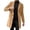 Khaki, variant on Men's Mid-Length Wool Trench Coat, Trendy Business Single-Breasted Outerwear, Khaki, M