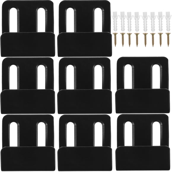 Miangastore 8 Sets Mirror Bracket Heavy Duty Wall Mount Concrete Wall Hanger Holder