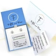 thumbnail image 5 of 1/2Ctw Women Lab Grown Diamond Stud Earrings 925 Sterling Silver Certified, 5 of 5