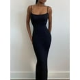 thumbnail image 2 of Robe Longue Décontractée pour Femme, Aguichant, Sans Manches, Dos Nu, Moulante, Maxi, Été 2023, Ajustée, Élégante, 2 of 5