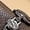 Brown, variant on Men's Metal Horsebit Slip-On Leather Loafers