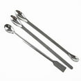thumbnail image 3 of 12pcs Stainless Steel Lab Spoon Spatula Laboratory Sampling Spoon Mixing Spatula, 3 of 4