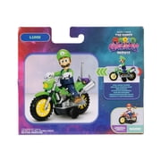 The Super Mario Galaxy Movie – 2.5 inch Action Figure with Pull Back Motorcycle – Luigi