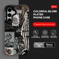 thumbnail image 3 of Funda para teléfono B-Beetlejuice 2, funda para S25, funda para teléfono IMD colorida, funda plateada adecuada para Amsung Galaxy S24 S23 S22 S21 S20 Plus U, 3 of 5