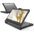 thumbnail image 3 of iBenzer Hexpact Case for Lenovo 300e/300w/500e/500w Gen 3 Chromebook 2-in-1 11", Heavy Duty Case for K-12 Students, Protective Case with Screen Lock, BK, W-LNV300E3-BK, 3 of 8