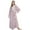 Pink, variant on Robes for Women, PUTUO Hooded Womens Robes, Plush Soft Fluffy Long Robe, Comfy Spa Nightgown Housecoat with Side Pocket, Winter Warm Sleepwear Gift for Women