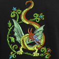 thumbnail image 3 of CafePress - Celtic Dragon 2 Women's Dark Pajamas - Women's Short Sleeve Print T-Shirt and Pants Dark Cotton Pajama Set, 3 of 7