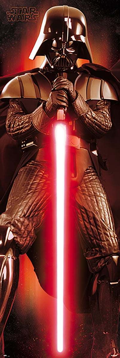 Darth Vader Lightsaber Metal Painting Poster Star Wars Spray Paint