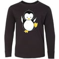 thumbnail image 3 of Inktastic Penguin Long Sleeve Youth T-Shirt, 3 of 5