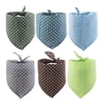 thumbnail image 4 of Methold Bufanda de baba para mascotas, 4 estaciones, cálido, adorable, lavable, Triangular, accesorios de toalla para cuello de 25-45cm, azul Type2 NO2, 4 of 6