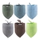 thumbnail image 5 of Methold Bufanda de baba para mascotas, 4 estaciones, cálido, adorable, lavable, Triangular, accesorios de toalla para cuello de 25-45cm, azul oscuro Type2 NO2 Methold  PT003843-02, 5 of 6
