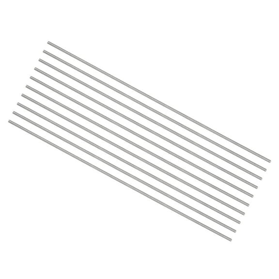 Uxcell Round Metal Rods 1.6mm x 200mm High Speed Steel (HSS) Lathe Bar Stock Tool 10 Pieces