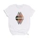 thumbnail image 3 of Pntutb Camiseta suelta de cuello redondo para mujer con estampado gráfico geométrico de moda para mujer Pntutb Pntutb-2044, 3 of 8