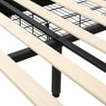 thumbnail image 5 of Homfa Queen Size 4 Storage Drawers Bed Frame, Square Tufted Upholstered Platform Bed with Adjustable Headboard, Black, 5 of 9