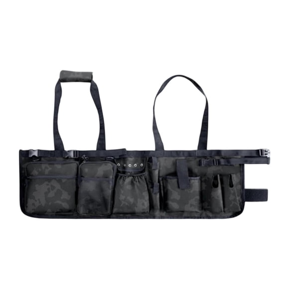 Fishing Bucket Organizer Bolsa de Equipo para Pesca con Múltiples Bolsillos Soporte para Cañas Portapliers Diseñada con Material Oxford Adecuada para
