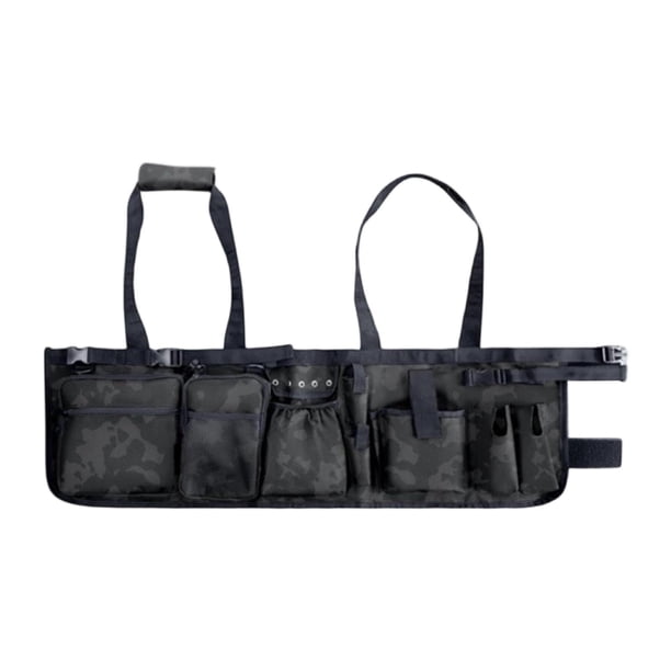 Fishing Bucket Organizer Bolsa de Equipo para Pesca con Múltiples Bolsillos Soporte para Cañas Portapliers Diseñada con Material Oxford Adecuada para