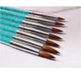 thumbnail image 5 of Juego de 6 pinceles para decoración de uñas con pelo de nailon, patrón de flores DIY, pintura de uñas, pincel para dibujar, suministros tecnológicos para uñas para líneas largas, detalles, 5 of 5
