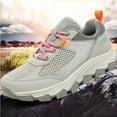 thumbnail image 2 of PPCHVOMEY Women's Hiking Sneakers Breathable Lightweight Walking Shoes Orthopedic Support Arch Comfort Trail Running Gym Workout Shoes, 2 of 8