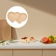 thumbnail image 2 of Bandeja de bambú con forma de corazón para servir aperitivos y postres, ideal para cenas en casa, fiestas y té de la tarde, 2 of 7