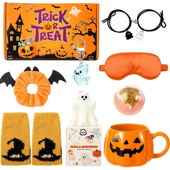Boo Basket Stuffers for Women Teens Fall Halloween Gifts Idea Set