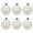 White5cm, variant on 6 Pack Large Christmas Ball Ornaments,Jumbo Glitter Hanging Ball, Shatterproof Plastic Christmas Ornaments,Candy Plastic Christmas Ornament for Indoor Party Outdoor Xmas Tree Decor(Clear4cm)