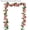 Deep pink, variant on Artificial Rose Vine Fake Flower Garland Fake Silk Rose Hanging Vine, Bendable Rose Flower Garlands, Artificial Silk Wild Roses Vine Hanging Flowers Home Spring Decor - Color B