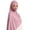 Pink, variant on QASIEATN Cozy Silk Scarves for Women Cotton Hijab Women's Headscarf Quality 180 X 55 Cm Soft Breathable and Opaque Fall Fashion Accessories
