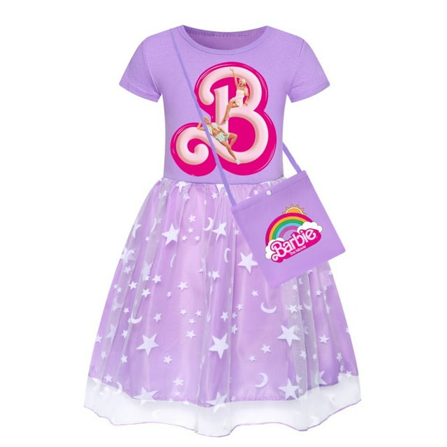 Barbie Girl Dress, Rainbow Lace Dress
