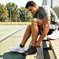 thumbnail image 6 of KOITHOT 12 Pairs Mens Socks Ankle Cushioned Sport Low Cut Socks Athletic Running Size 6-9, 6 of 7
