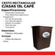 thumbnail image 2 of Bote De basura Rectangular Con Asas 13 L Compacto Sablón 8013CA, 2 of 7