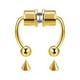 thumbnail image 2 of Guardurnaity falso para la nariz para mujer, anillo de aleación para la nariz, anillos del septo para mujer, regalos de joyería, falso de moda Ropa, zapatos y accesorios Miscelánea Oro, 2 of 6