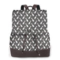 thumbnail image 1 of Disketp Bowling Pins Mochila de Cuero para Mujer, Bolso de Espalda Antirrobo con Estilo para Viaje, Trabajo y Uso Diario, 1 of 4