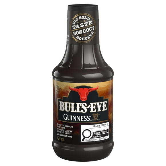 Bull's-Eye Guinness Draught Beer Blend BBQ Sauce, 425mL, 425mL