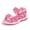 Pink, variant on GYMEPIC Kids Open Toe Sandals Quick Dry PU Beach Shoes for Summer Camp