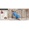 thumbnail image 5 of Oudiya Women's Nightgown Short Sleeve Loungewear Sleepwear Full Length Sleep Shirt with Pockets, M-4XL, 5 of 5