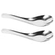 thumbnail image 2 of ColoMX 2 unids Hogar Porridge Spoons Flatware Sopa de acero inoxidable Postre Cucharas, 2 of 8